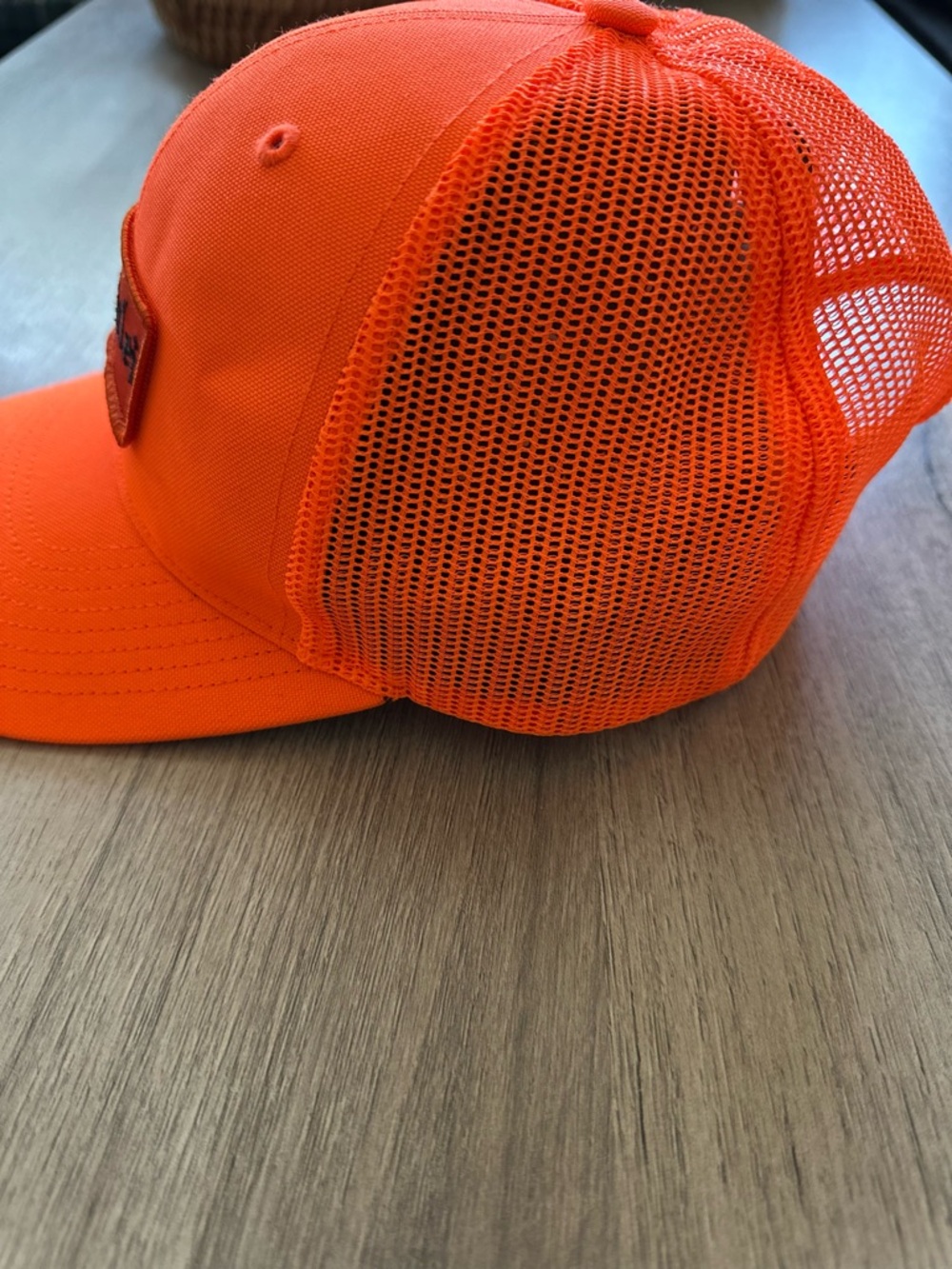 Unique unisex Neon Orange  Ohanalei Hat with Embroidered Patch - Picture 4 of 7